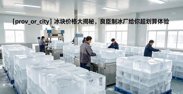郑州冰块价格大揭秘，郑州良臣制冰厂给你超划算体验